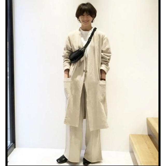TODAYFUL(トゥデイフル)のtodayful  リネン　ガウン　コート　ジャケット　吉田怜香 レディースのジャケット/アウター(ノーカラージャケット)の商品写真