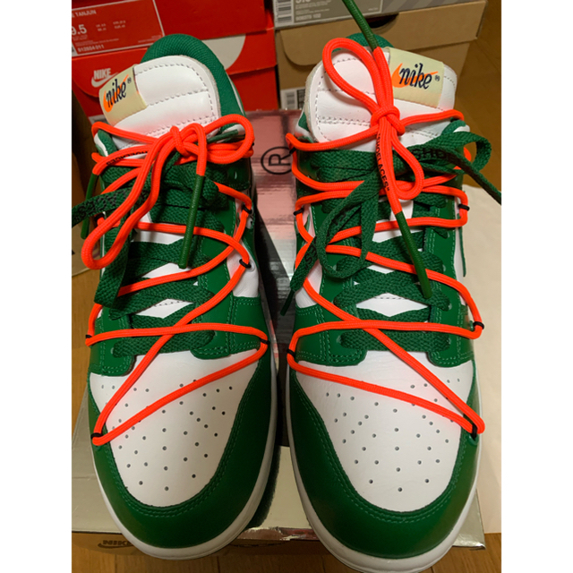 off-white NIKE DUNK LOW pine green 28cm