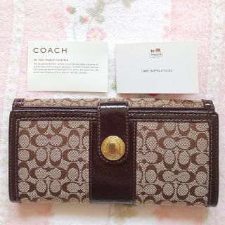 コーチ(COACH)の新品 COACH 長財布 (長財布)