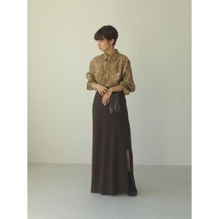 トゥデイフル(TODAYFUL)のLifes TODAYFUL Glitter Knit Skirt(ロングスカート)