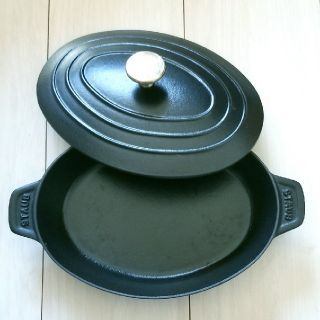 ストウブ(STAUB)のstaub/ストウブ  オーバルホットプレート 中古(鍋/フライパン)