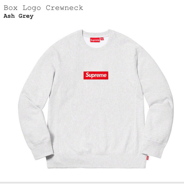 代引可】 Box Supreme - Supreme Logo M Crewneck スウェット