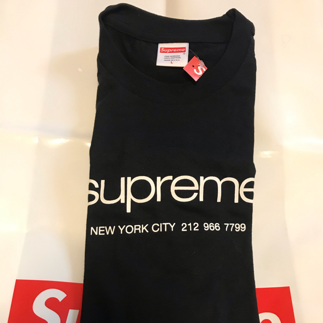 メンズLサイズ　Supreme Shop Tee black