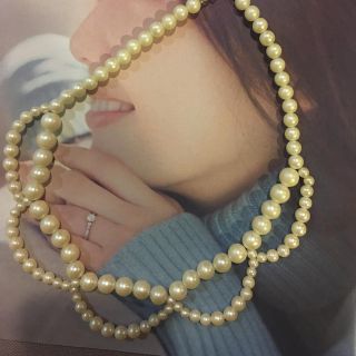 アメリヴィンテージ(Ameri VINTAGE)のスカラップ　パールネックレス　結婚式　お呼ばれ(ネックレス)