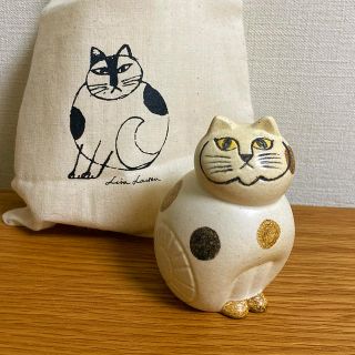 リサラーソン(Lisa Larson)のリサラーソン Lisa Larson mia ねこのぶち ミックス(置物)