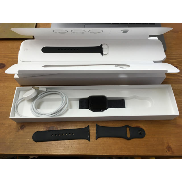 Apple watch3 38mm GPS アルミニウム腕時計(デジタル)