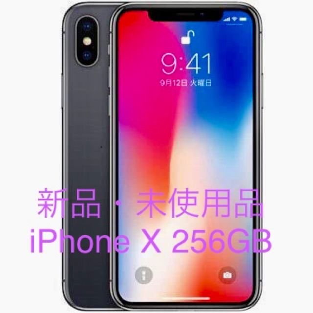 【品質保証格安】 Apple - iPhone X スペースグレー 256GB SIMフリー！の通販 by Gwen｜アップルならラクマ