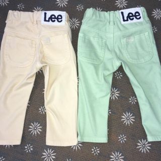 リー(Lee)の★miko様専用★Lee キッズパンツセット　黄色、黄緑90cm(パンツ/スパッツ)