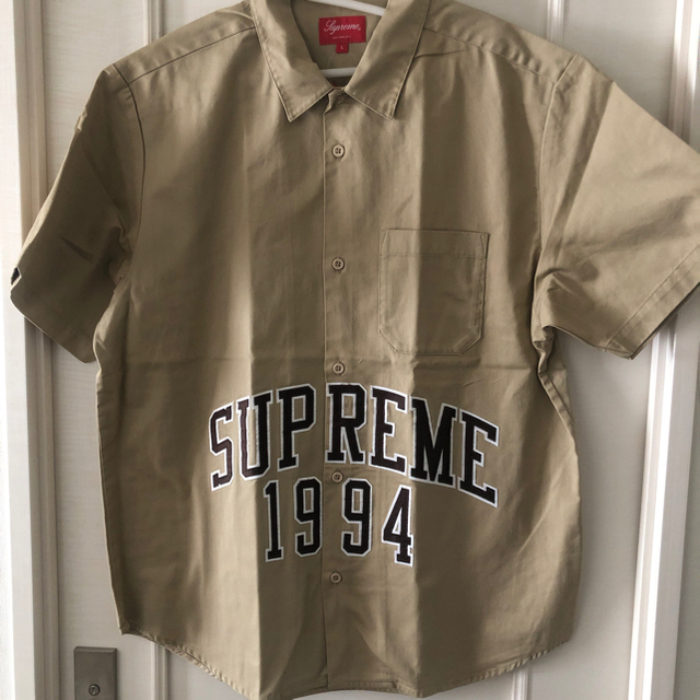 Supreme Arc logo S/S work shirt L