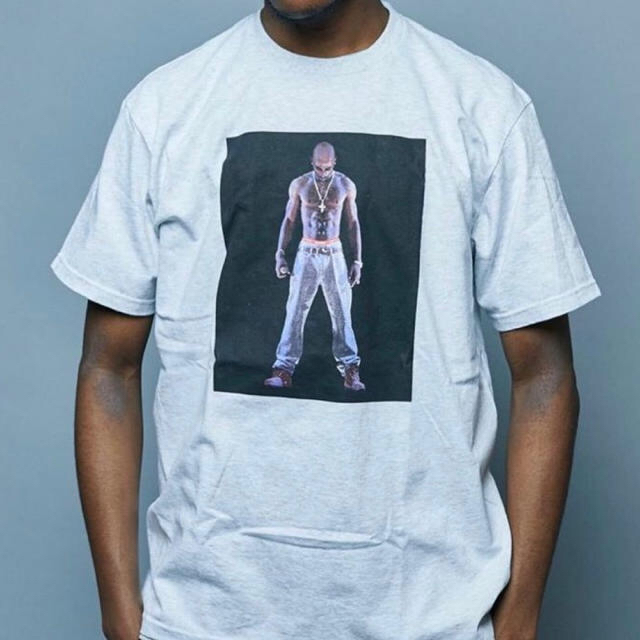 Supreme Tupac Hologram Tee Sサイズ Grey