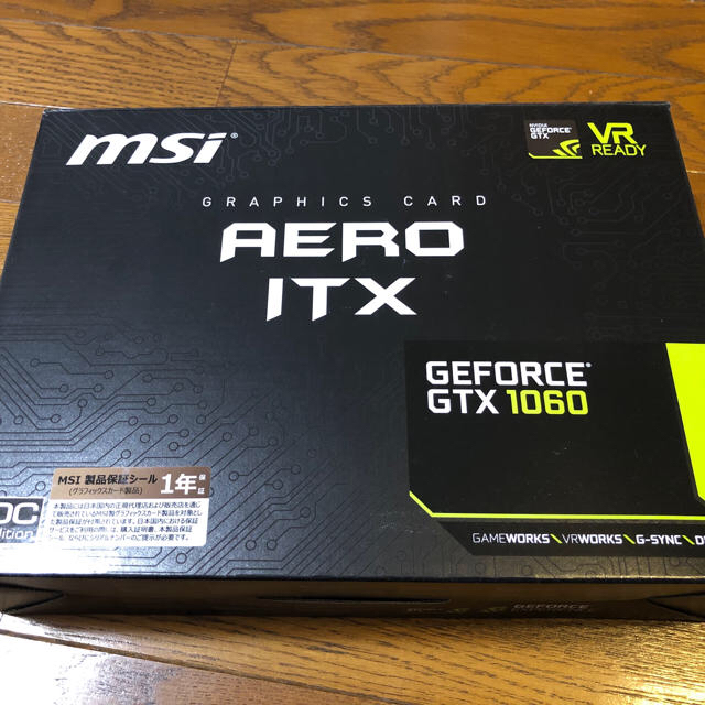 MSI GTX 1060 Aero ITX 美品