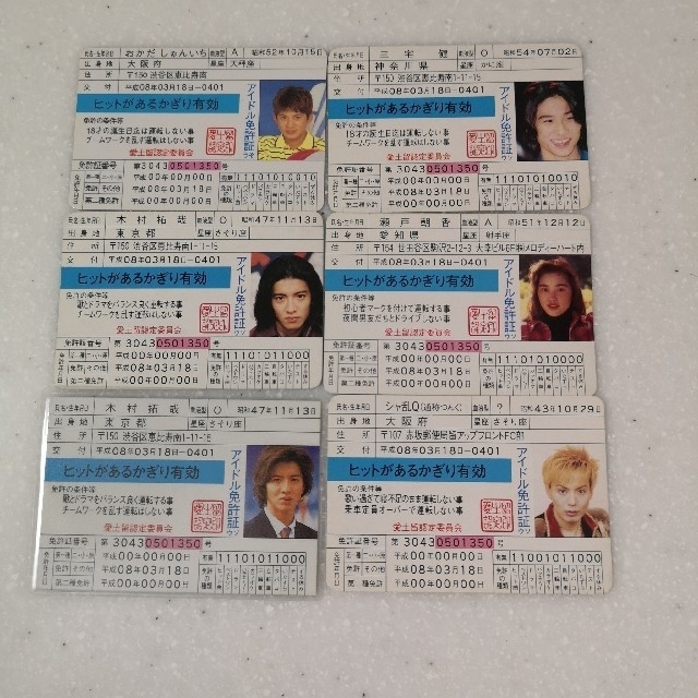 Johnny's(ジャニーズ)のアイドル免許証 エンタメ/ホビーのタレントグッズ(アイドルグッズ)の商品写真