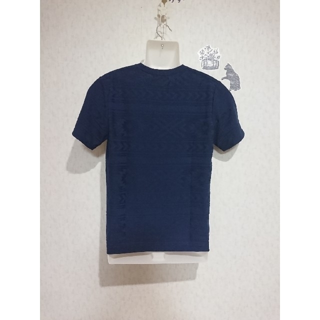 AZUL by moussy(アズールバイマウジー)のAZUL BY MOUSSYシャドーチマヨジャガードクルーネック半袖Ｔシャツ メンズのトップス(Tシャツ/カットソー(半袖/袖なし))の商品写真