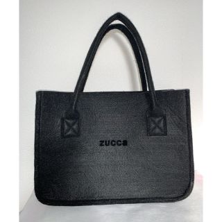 ズッカ(ZUCCa)のzucca フェルトバッグ　黒(ハンドバッグ)