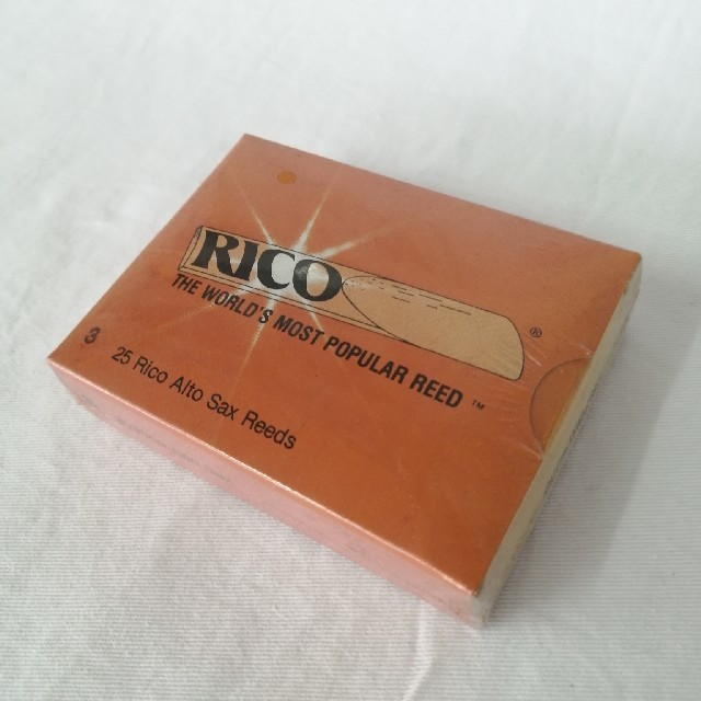 RICO(リコ)の【新品未開封】RICO　アルトサックス　リード　3番 楽器の管楽器(サックス)の商品写真