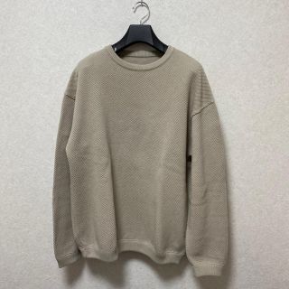 ユナイテッドアローズ(UNITED ARROWS)の[極美品] crepuscule 鹿の子 スウェット ベージュ 1(ニット/セーター)