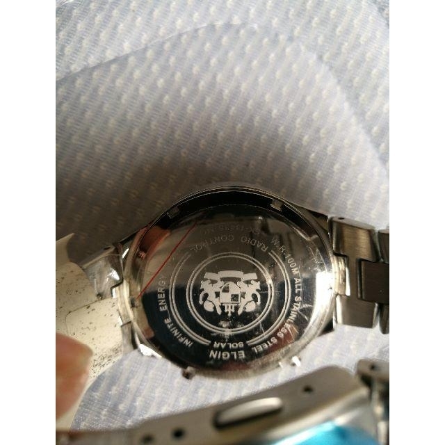 ELGIN(エルジン)のエルジン　ソーラー電波腕時計 メンズの時計(腕時計(アナログ))の商品写真