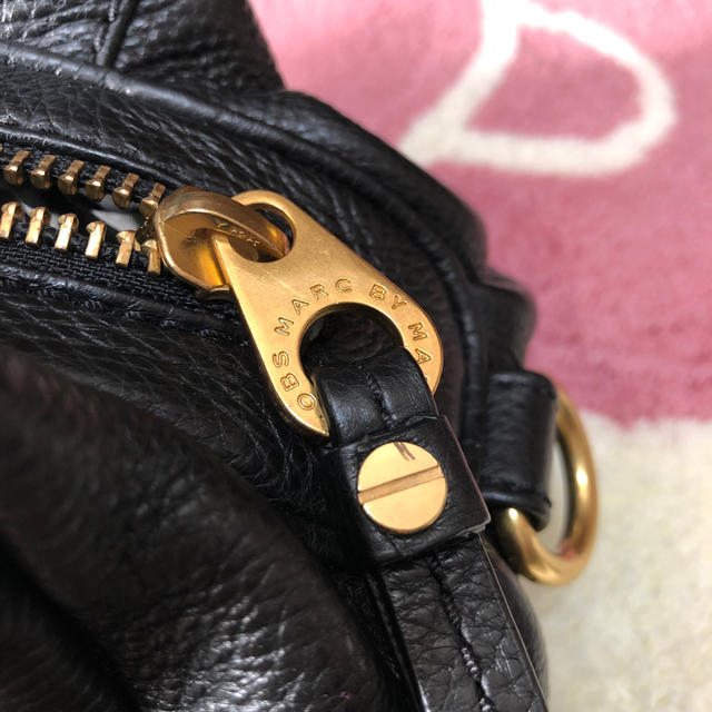 MARC BY MARC JACOBS(マークバイマークジェイコブス)の『くみちんさま専用☆極美品』マークバイマークJコブスボストン黒 レディースのバッグ(ショルダーバッグ)の商品写真