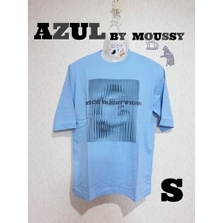 アズールバイマウジー(AZUL by moussy)のAZUL BY MOUSSY モザイクフォトクルーネック半袖ビッグTシャツ(Tシャツ/カットソー(半袖/袖なし))