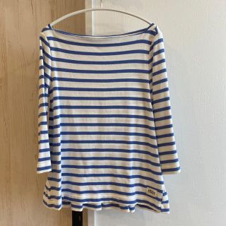 ケイトスペードニューヨーク(kate spade new york)のケイトスペード  katespade ボーダーカットソー(Tシャツ(長袖/七分))