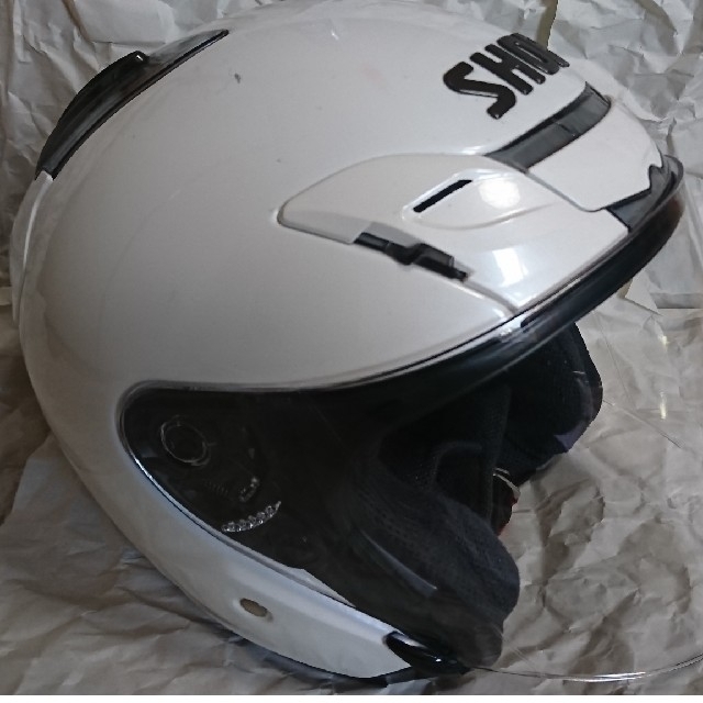 SHOEI JーFORCE Ⅲ パールホワイト Mサイズ ジェットヘル | www