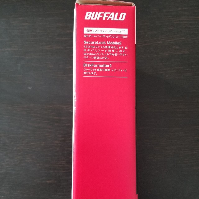 Buffalo(バッファロー)のポータブルSSD 480GB バッファロー　SSD-PL480U3-BK スマホ/家電/カメラのPC/タブレット(PC周辺機器)の商品写真