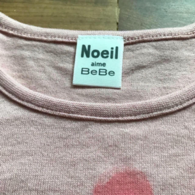 BEBE Noeil(ベベノイユ)の【未着用】Bebe Noeil ロンT 110cm キッズ/ベビー/マタニティのキッズ服女の子用(90cm~)(Tシャツ/カットソー)の商品写真