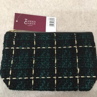 TWEED  CHECK  POUCH(ポーチ)