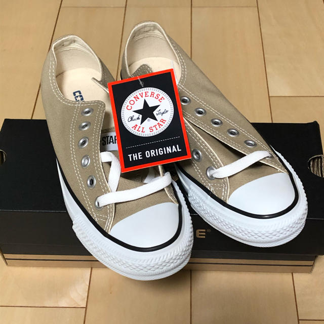 CONVERSE(コンバース)のコンバース★ ベージュ ローカット 24.0cm レディースの靴/シューズ(スニーカー)の商品写真