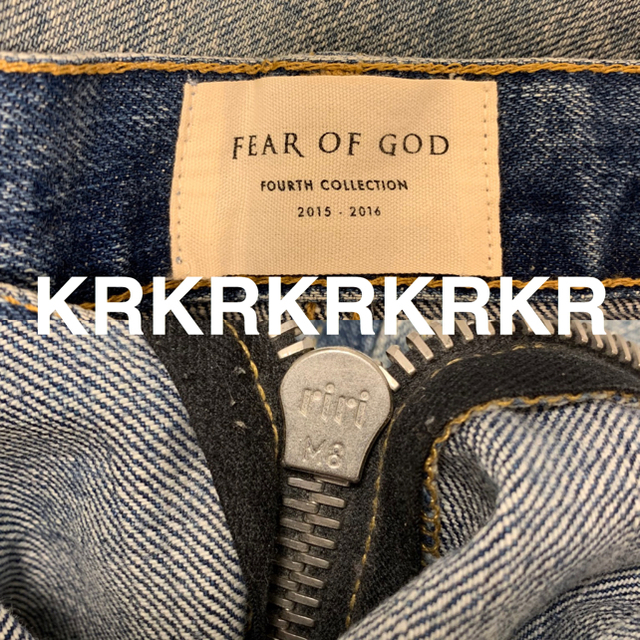 Fear of God 初期 デニム jerry lorenzo 4th fog