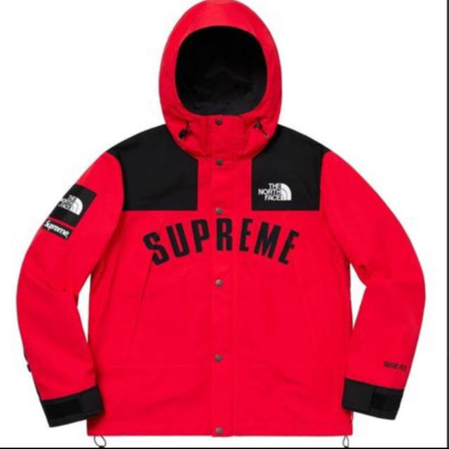 supreme  northface マウンテンパーカー 赤 Mサイズ