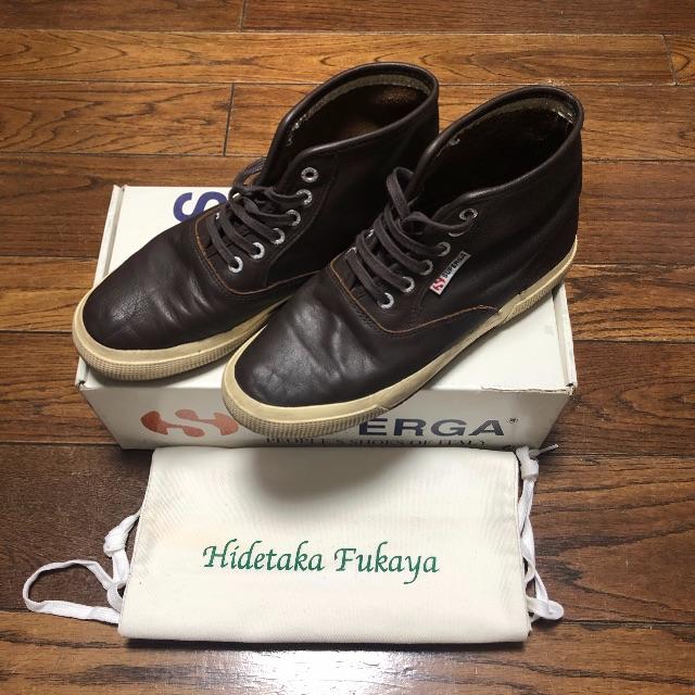 SUPERGA(スペルガ)のSUPERGA per Hidetaka Fukaya ハイカットスニーカー メンズの靴/シューズ(スニーカー)の商品写真