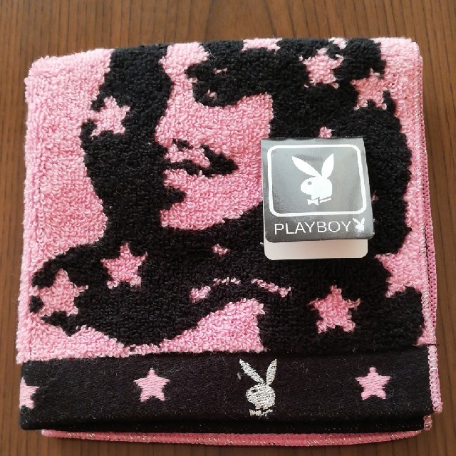 PLAYBOY(プレイボーイ)のPLAYBOYハンドタオル  レディースのファッション小物(ハンカチ)の商品写真