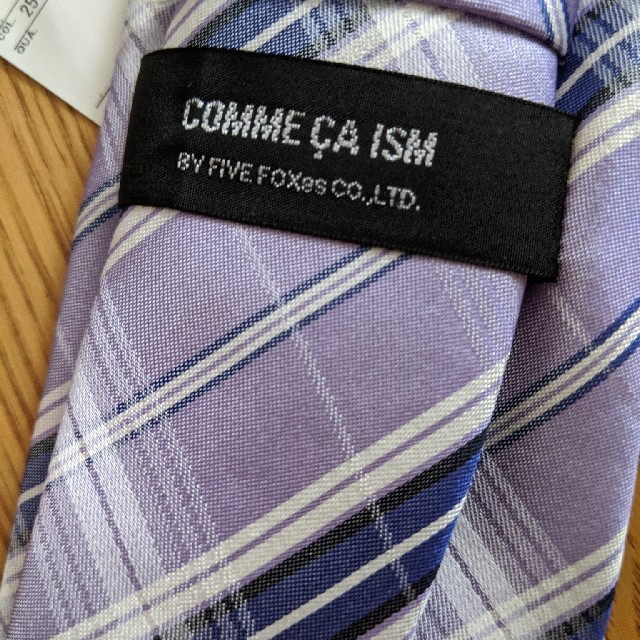 COMME CA ISM(コムサイズム)のコムサイズム　ネクタイ　新品 メンズのファッション小物(ネクタイ)の商品写真
