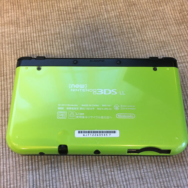 NEW ニンテンドー 3DS LL ライムグリーン　偽トロキャプチャー付き