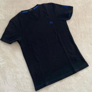 バーバリーブラックレーベル(BURBERRY BLACK LABEL)のバーバリー　ブラックレーベル　半袖　Vネック(Tシャツ/カットソー(半袖/袖なし))