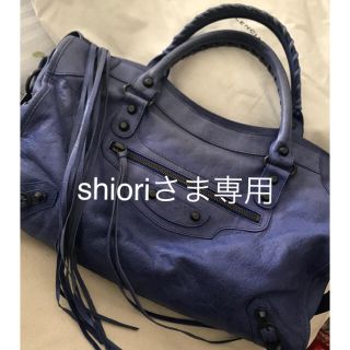 バレンシアガバッグ(BALENCIAGA BAG)のバレンシアガ　シティ　ウートルメール　ブルー系　ショルダーあり(ハンドバッグ)