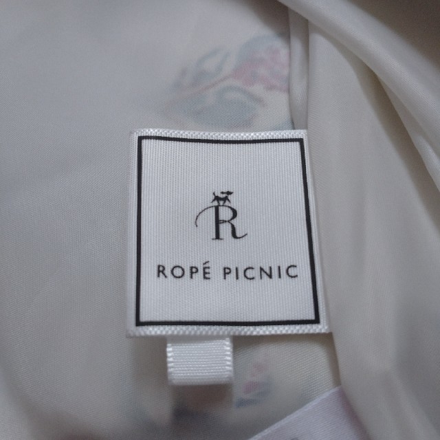 ViS(ヴィス)の【ROPE PICNIC】ワンピース、花柄、白、ノースリーブ レディースのワンピース(ひざ丈ワンピース)の商品写真