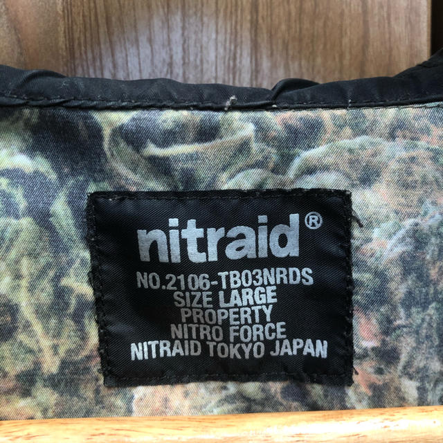 nitraid(ナイトレイド)のNITRAID DOPE FOREST ドープフォレスト　ジャケット　L メンズのジャケット/アウター(ナイロンジャケット)の商品写真