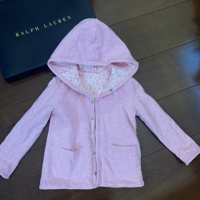 Ralph Lauren(ラルフローレン)の未使用　ラルフローレン　パーカー キッズ/ベビー/マタニティのキッズ服女の子用(90cm~)(ジャケット/上着)の商品写真