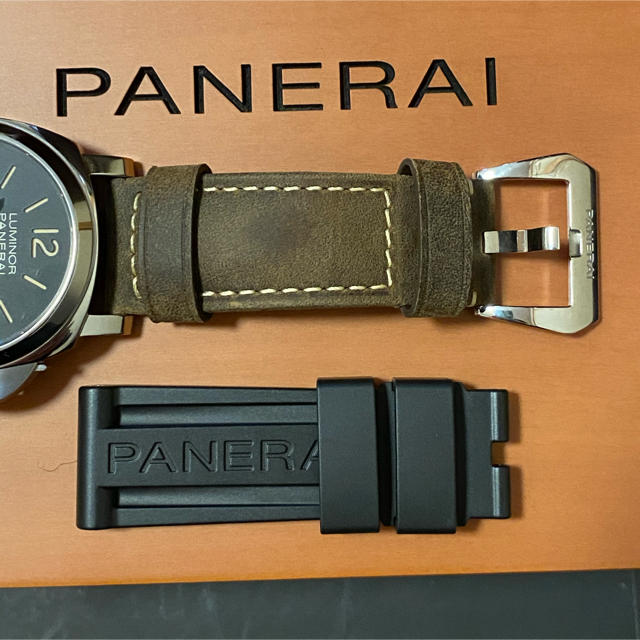 PANERAI(パネライ)の【新品未使用】黒ラバーベルト　PANERAI LUMINOR 44mm の同梱品 メンズの時計(ラバーベルト)の商品写真