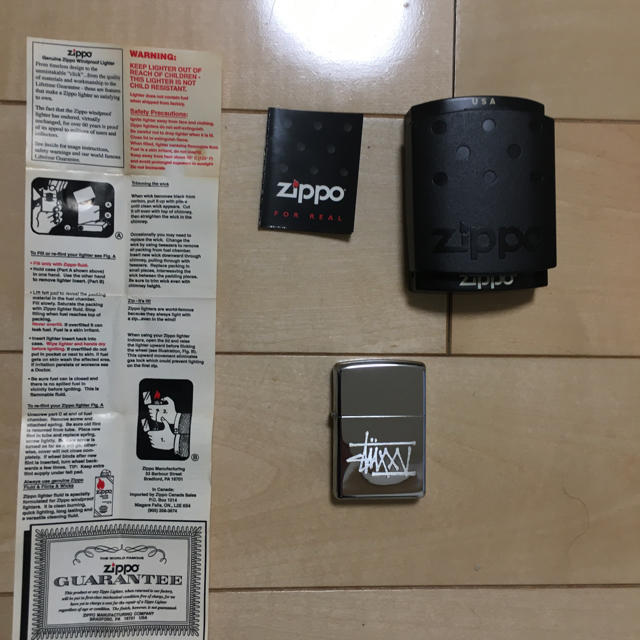 stussy ステューシー zippo ジッポ 25周年 セットアップ www.gold-and ...