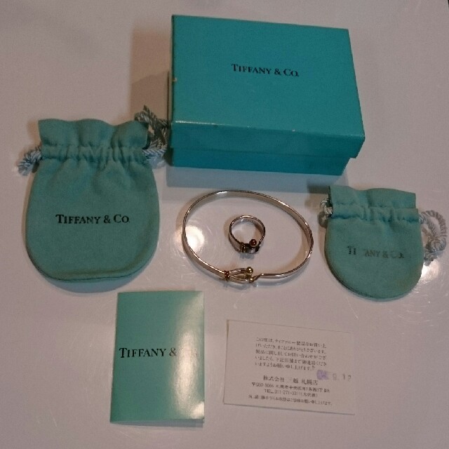 Tiffany & Co.(ティファニー)のティファニーフラットワイヤー リング&ブレスレット レディースのアクセサリー(リング(指輪))の商品写真