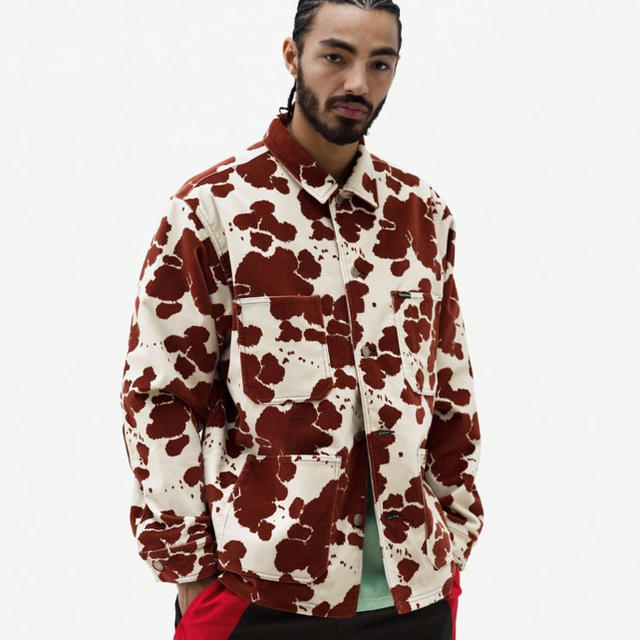 Supreme(シュプリーム)のM camo supreme velvet chore coat 20ss 新品 メンズのジャケット/アウター(カバーオール)の商品写真