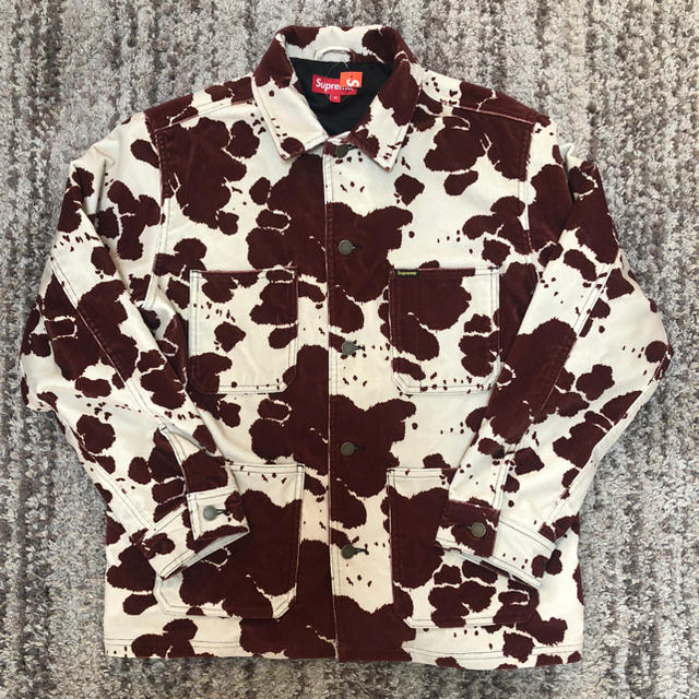 Supreme(シュプリーム)のM camo supreme velvet chore coat 20ss 新品 メンズのジャケット/アウター(カバーオール)の商品写真