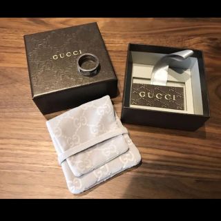 グッチ(Gucci)のGUCCI グッチ リング 指輪 シルバー925 Gロゴ Gリング(リング(指輪))