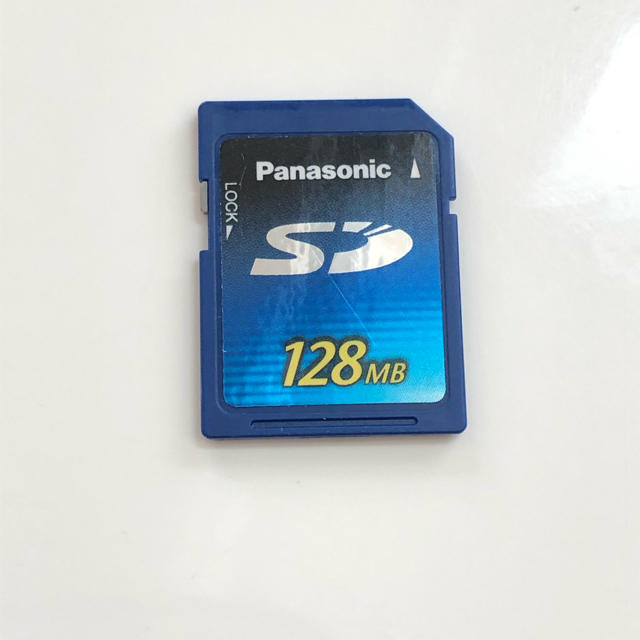 Panasonic(パナソニック)のSDカード 128MB パナソニック Panasonic スマホ/家電/カメラのカメラ(コンパクトデジタルカメラ)の商品写真