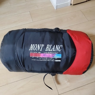 モンブラン(MONTBLANC)のMONT BLANK(モンブラン)高級ダウン寝袋 マミー型シュラフ -25℃

(寝袋/寝具)