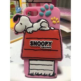 スヌーピー(SNOOPY)のiPhone SE 5s 5専用ケース(スヌーピー)(iPhoneケース)