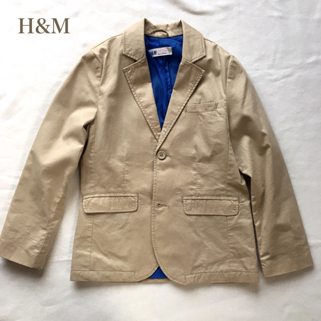 H&M(エイチアンドエム)のH&Mジャケット BOYS シンプル 未使用 128cm 卒園式 入学式 食事会 キッズ/ベビー/マタニティのキッズ服男の子用(90cm~)(ジャケット/上着)の商品写真